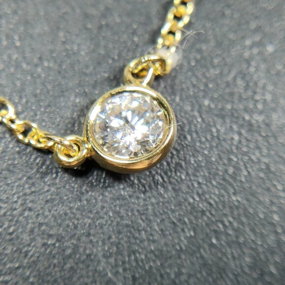 Tiffany and Co. Necklace By the yard Peretti Natural Diamond Gold 599-052625 - Picture 2 of 9